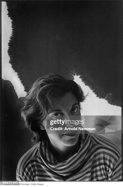Portrait of American artist Helen Frankenthaler, New York, New York, March 31, 1963.