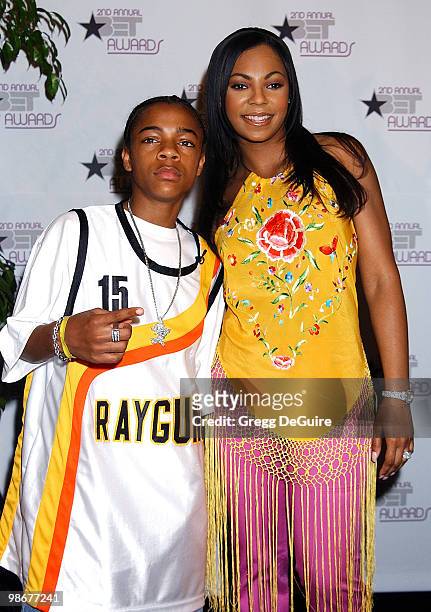 Lil' Bow Wow & Ashanti at the 2nd Annual BET Awards nominations press conference held at the Kodak Theater in Hollywood, California, May 14, 2002.