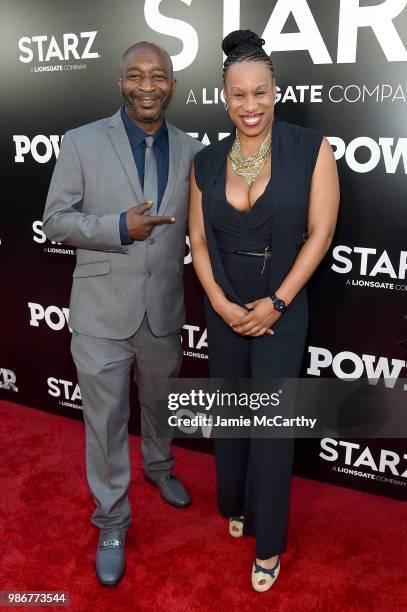 Jineea Butler attends the Starz "Power" The Fifth Season NYC Red Carpet Premiere Event & After Party on June 28, 2018 in New York City.