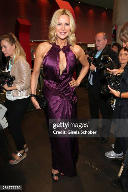 Veronica Ferres during the opening night of the Munich Film Festival 2018 at Mathaeser Filmpalast on June 28, 2018 in Munich, Germany.