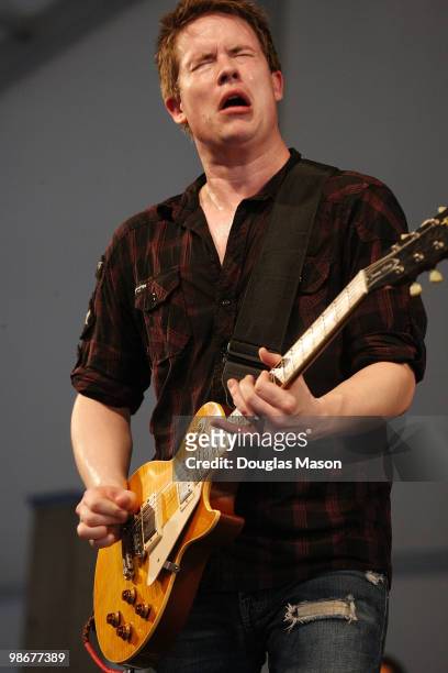Jonny Lang performs at the 2010 New Orleans Jazz & Heritage Festival Presented By Shell at the Fair Grounds Race Course on April 25, 2010 in New...