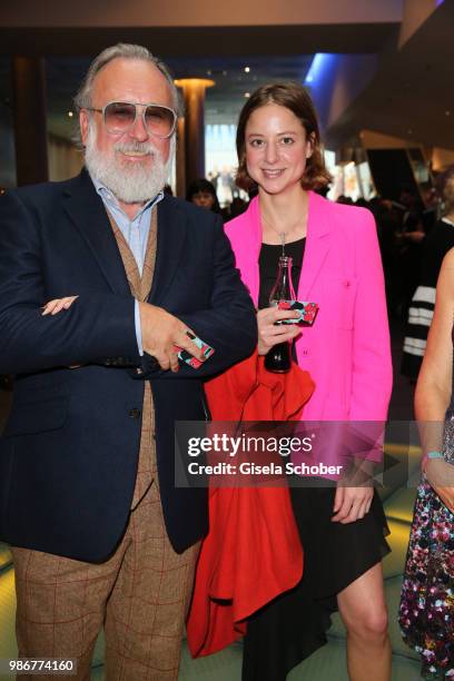 Sandra von Ruffin, daughter of Vicky Leandros and Friedrich Lichtenstein during the opening night of the Munich Film Festival 2018 at Mathaeser...