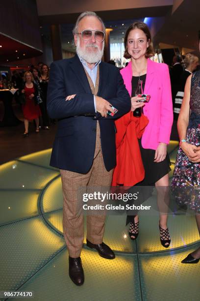 Sandra von Ruffin, daughter of Vicky Leandros and Friedrich Lichtenstein during the opening night of the Munich Film Festival 2018 at Mathaeser...