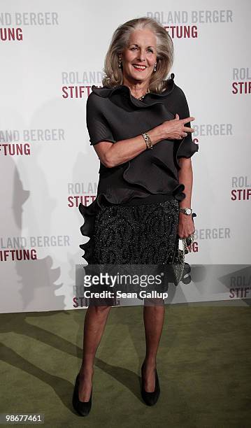 Alexandra Oetker attends the Roland Berger Award for Human Dignity 2010 at the Konzerthaus am Gendarmenmarkt on April 26, 2010 in Berlin, Germany.