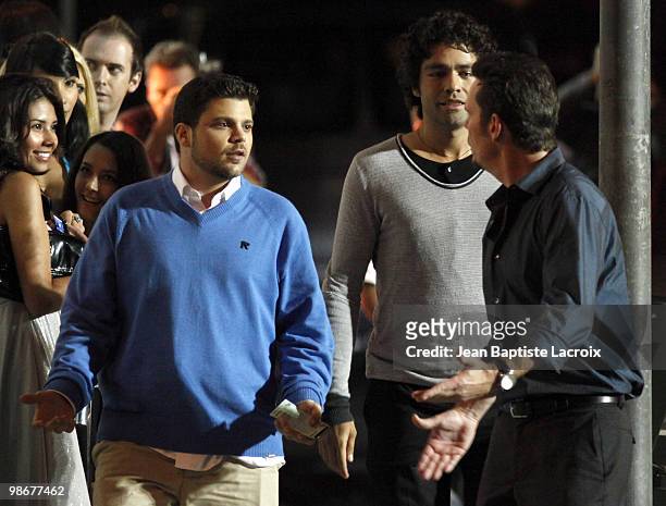 Jerry Ferrara, Adrian Grenier and Kevin Dillon sighting on July 9, 2009 in Los Angeles, California.