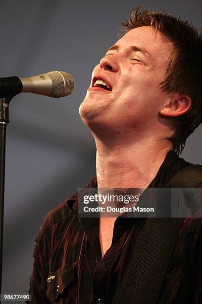 Jonny Lang performs at the 2010 New Orleans Jazz & Heritage Festival Presented By Shell at the Fair Grounds Race Course on April 25, 2010 in New...