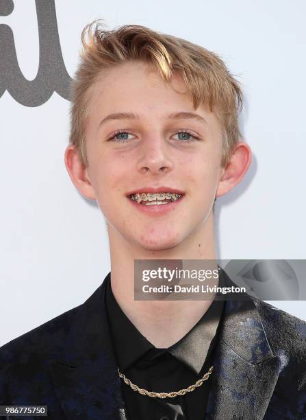 Actor Rush Holland attends Gen-Z Studio Brat's premiere of "Chicken Girls" at Ahrya Fine Arts Theater on June 28, 2018 in Beverly Hills, California.