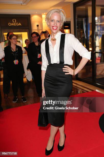 Katja Eichinger during the opening night of the Munich Film Festival 2018 reception at Hotel Bayerischer Hof on June 28, 2018 in Munich, Germany.