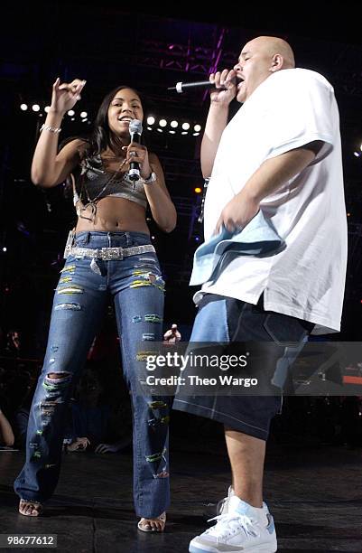 Ashanti and Fat Joe perform