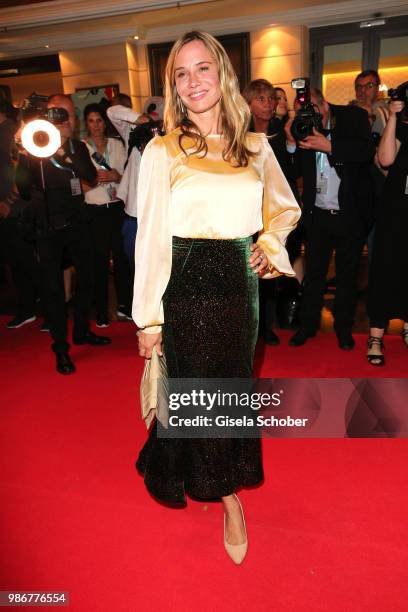 Nadeshda Brennicke during the opening night of the Munich Film Festival 2018 reception at Hotel Bayerischer Hof on June 28, 2018 in Munich, Germany.