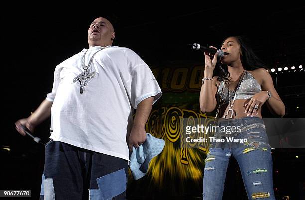 Fat Joe and Ashanti perform