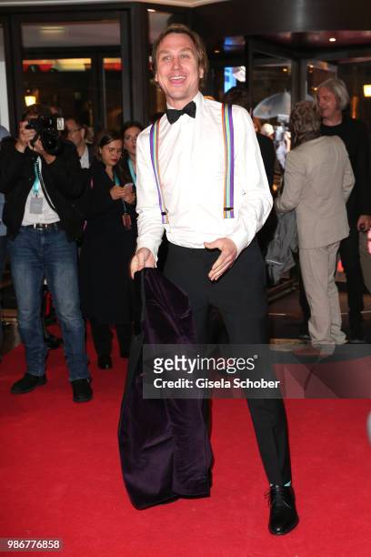 Lars Eidinger during the opening night of the Munich Film Festival 2018 reception at Hotel Bayerischer Hof on June 28, 2018 in Munich, Germany.