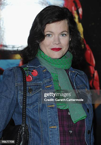 Model and designer Jasmine Guinness attends the 'Iron Man 2' VIP screening at the Vue cinema Westfield on April 26, 2010 in London, England.