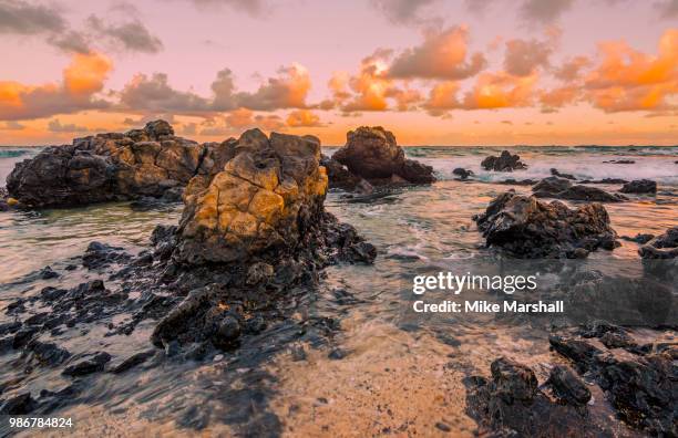 a rocky sunset - hoya stock pictures, royalty-free photos & images