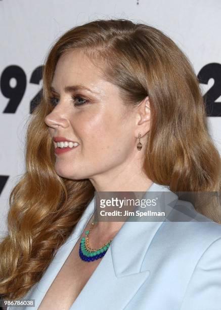 Actress/executive producer Amy Adams, hair detail, attends the "Sharp Objects" screening and conversation at 92nd Street Y on June 28, 2018 in New...
