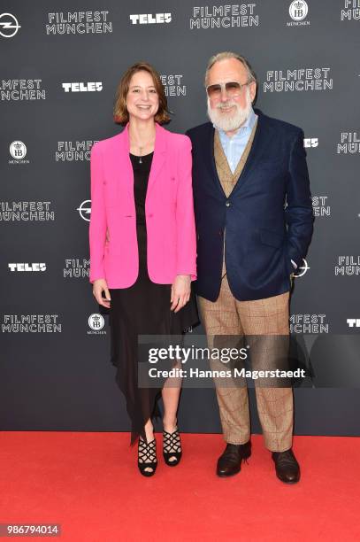 Sandra von Ruffin, daughter of Vicky Leandros and Friedrich Lichtenstein during the opening night of the Munich Film Festival 2018 at Mathaeser...