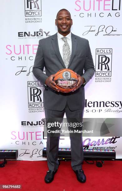 Bobby Simmons attends Suite Life Welcome The BIG 3 NBA Veterans To Chicago at Perillo Rolls Royce on June 28, 2018 in Chicago, Illinois.