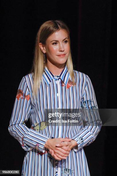 German actress Wolke Hegenbarth during the Emotion Award at Curio Haus on June 28, 2018 in Hamburg, Germany.