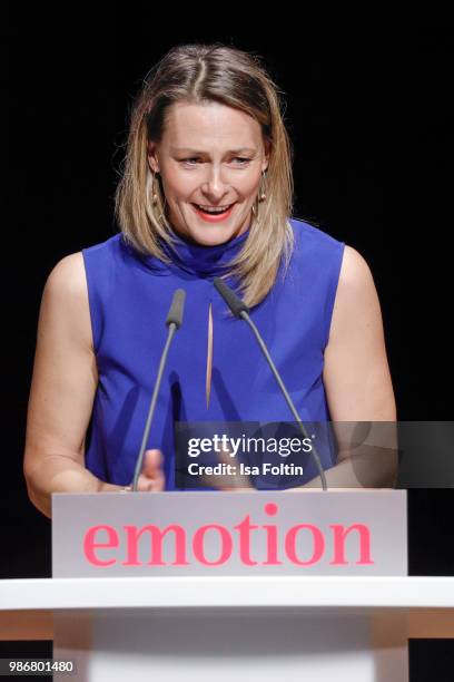 Anja Reschke during the Emotion Award at Curio Haus on June 28, 2018 in Hamburg, Germany.