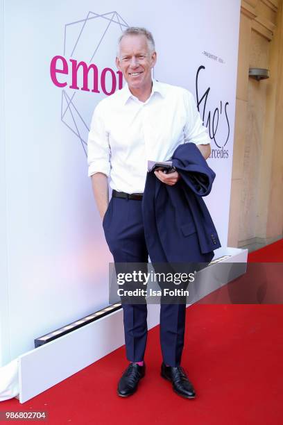 German presenter Johannes B. Kerner during the Emotion Award at Curio Haus on June 28, 2018 in Hamburg, Germany.