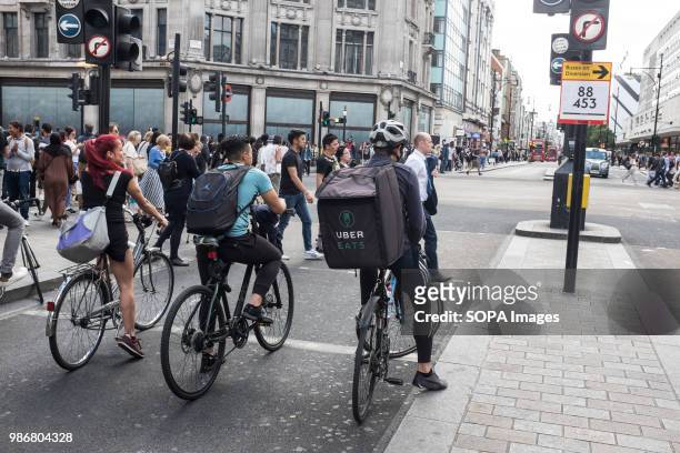 Local cyclists in London. London is the Capital city of England and the United Kingdom, it is located in the south east of the country, in 2017 it is...
