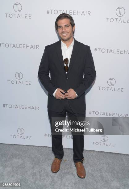 Humberto Lepelch attends the launch of stylist Lee Rittiner's TOTALEE hair care system and atelier at TOTALEE on the ALLEY Beverly Hills on June 28,...