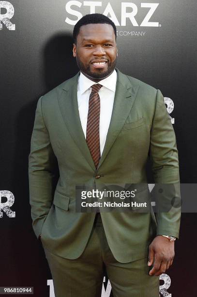 Curtis "50 Cent" Jackson attends the "POWER" Season 5 Premiere at Radio City Music Hall on June 28, 2018 in New York City.