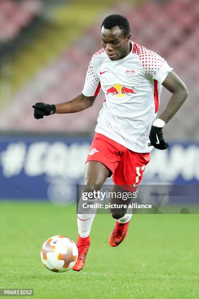 Leipzig's Bruma in action during the UEFA Europa League soccer match SSC Naples vs RB Leipzig in Naples, Italy, 15 February 2018. Photo: Jan...