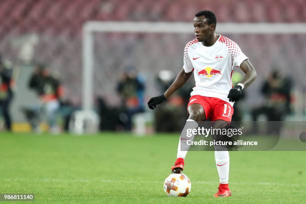 Leipzig's Bruma in action during the UEFA Europa League soccer match SSC Naples vs RB Leipzig in Naples, Italy, 15 February 2018. Photo: Jan...