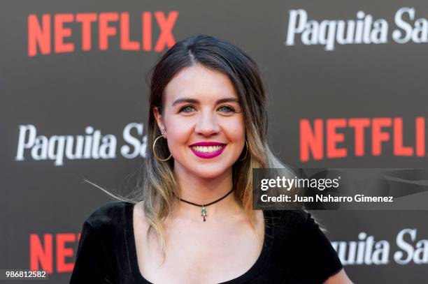 Andrea Guasch attends World Premiere of Netflix's Paquita Salas Season 2 on June 28, 2018 in Madrid, Spain.