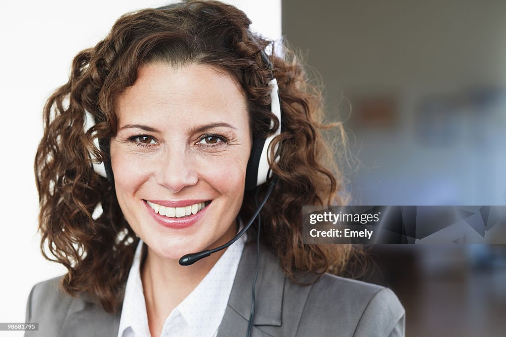 Female Call center Agent Portrait