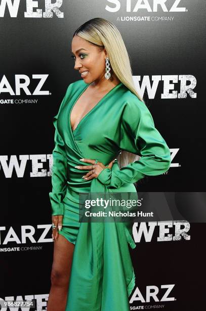 La La Anthony attends the "POWER" Season 5 Premiere at Radio City Music Hall on June 28, 2018 in New York City.