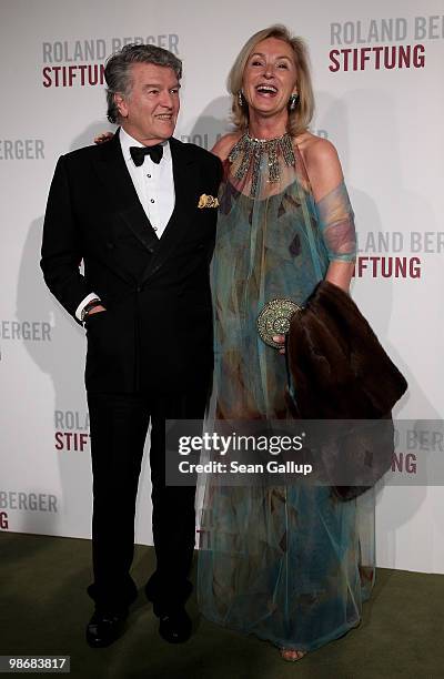 Wendelin von Boch-Galhau and his wife Brigitte attend the Roland Berger Award for Human Dignity 2010 at the Konzerthaus am Gendarmenmarkt on April...