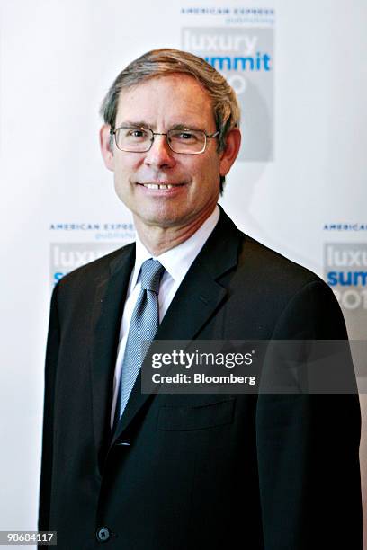 Michael Kowalski, chairman and chief executive officer of Tiffany & Co., stands for a photo during the American Express Publishing Luxury Summit 2010...