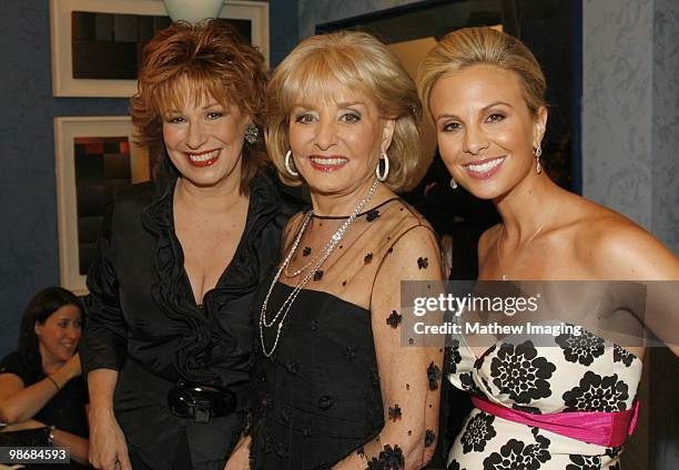 Joy Behar, Barbara Walters and Elisabeth Hasselbeck