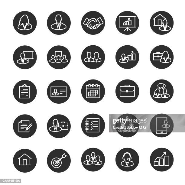 business icons - interactive whiteboard icon stock illustrations