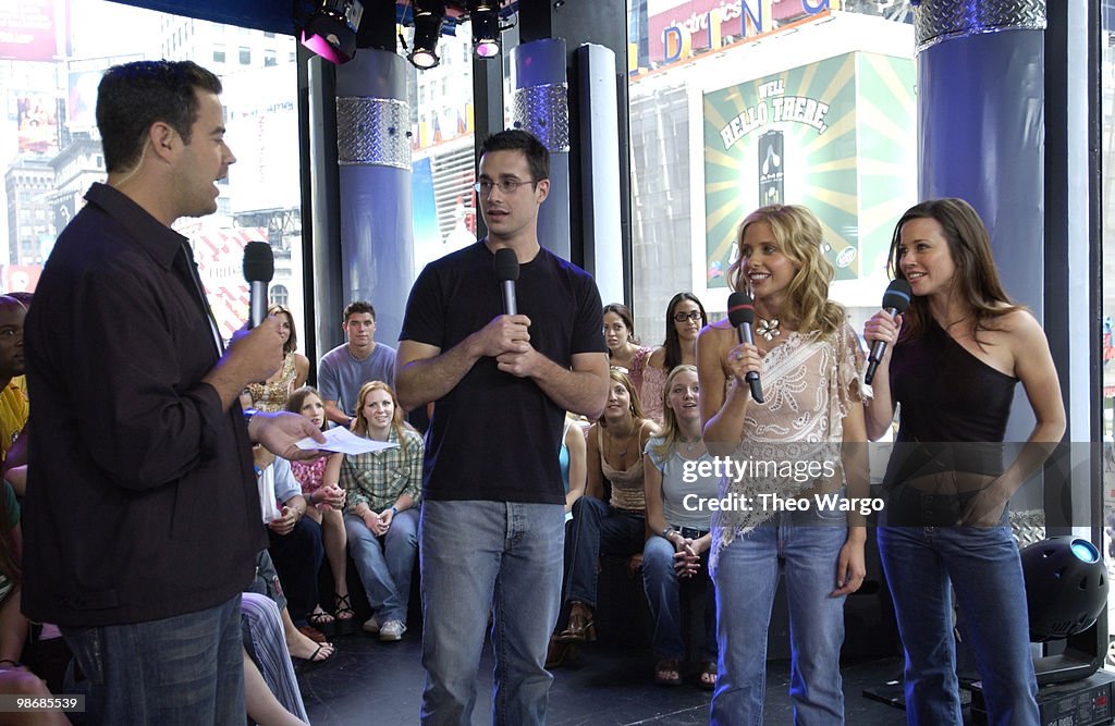The Cast of "Scooby Doo" Visits MTV's "TRL" - June 12, 2002