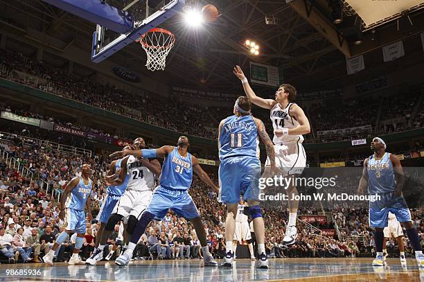 Playoffs: Utah Jazz Kyrylo Fesenko in action vs Denver Nuggets. Game 3. Salt Lake City, UT 4/23/2010 CREDIT: John W. McDonough