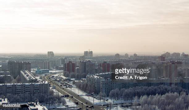 just a skyline - russia skyline stock pictures, royalty-free photos & images