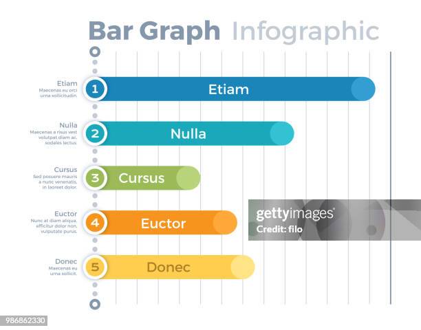 stockillustraties, clipart, cartoons en iconen met infographic staafdiagram - bar graph