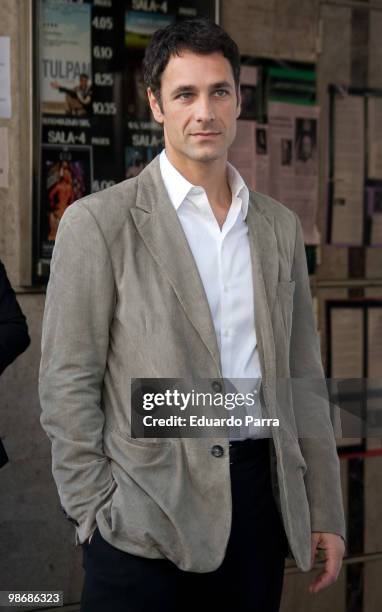 Raoul Bova attends a press conference for "Perdona si te llamo amor" at Verdi cinema on April 26, 2010 in Madrid, Spain.