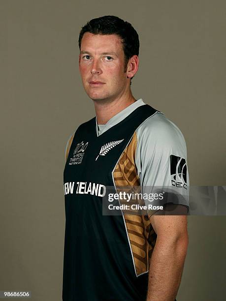 Ian Butler of New Zealand poses during a portrait session ahead of the ICC T20 World Cup at the Pegasus Hotel on April 26, 2010 in Georgetown, Guyana.