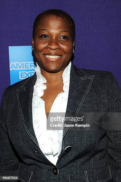 Women's Media Center President Jehmu Greene attends the premiere & Tribeca Talks for "The Other City" during the 2010 Tribeca Film Festival at the...