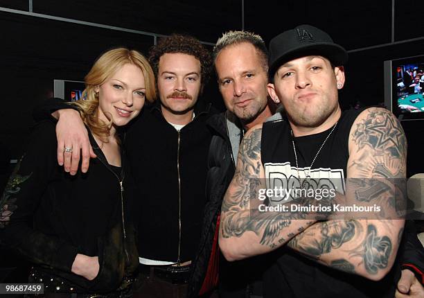 Laura Prepon, Danny Masterson, Marvin Scott Jarrett, director of "Furious Generation" and Joel Madden