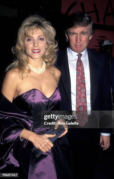 Marla Maples and Donald Trump