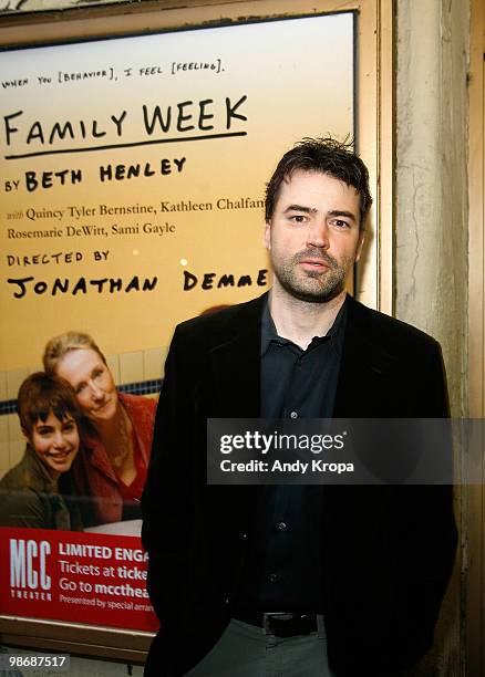 Ron Livingston attends the opening night of "Family Week" at Lucille Lortel Theatre on April 26, 2010 in New York City.