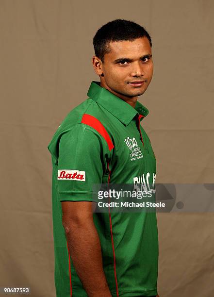 Mashrafe Mortaza of Bangladesh T20 squad on April 26, 2010 in Bridgetown, Barbados.