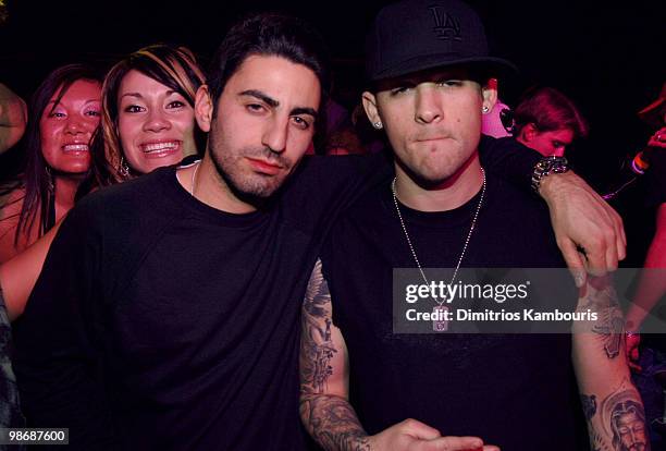 Sam Keywanfar and Joel Madden