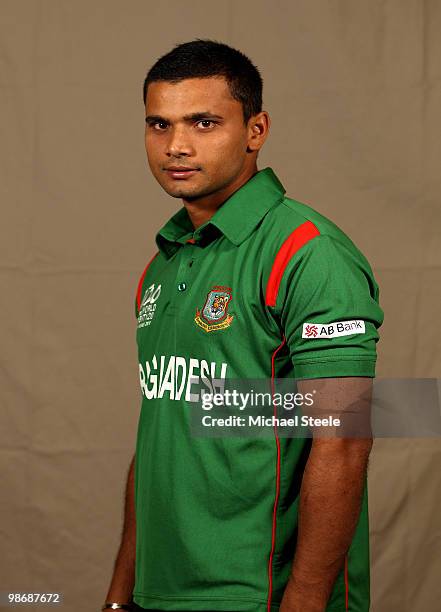 Mashrafe Mortaza of Bangladesh T20 squad on April 26, 2010 in Bridgetown, Barbados.