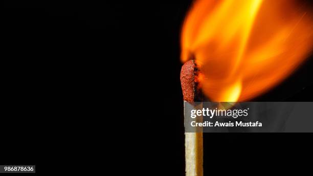 half past ignition - matchstick ignition stock pictures, royalty-free photos & images